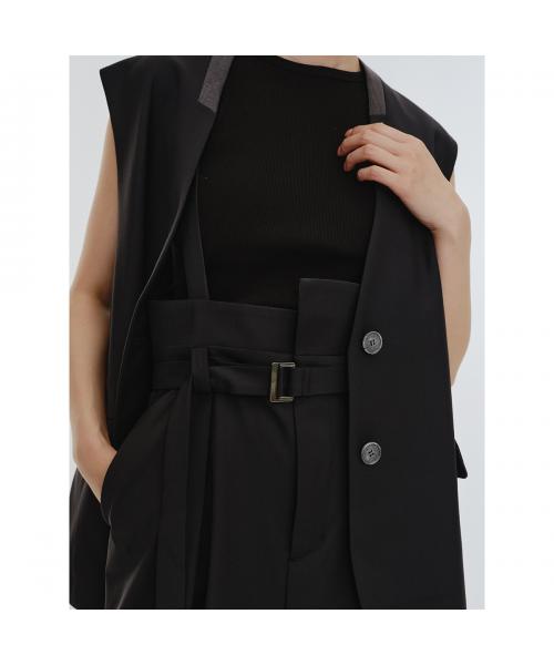 IORE スカート SUSPENDERS SKIRT  IOR24AW-SK-001 （BLACK/ブラック） BLACK/ブラック