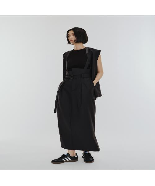 IORE スカート SUSPENDERS SKIRT  IOR24AW-SK-001 （BLACK/ブラック） BLACK/ブラック