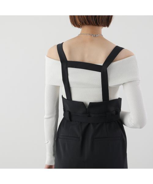 IORE スカート SUSPENDERS SKIRT  IOR24AW-SK-001 （BLACK/ブラック） BLACK/ブラック