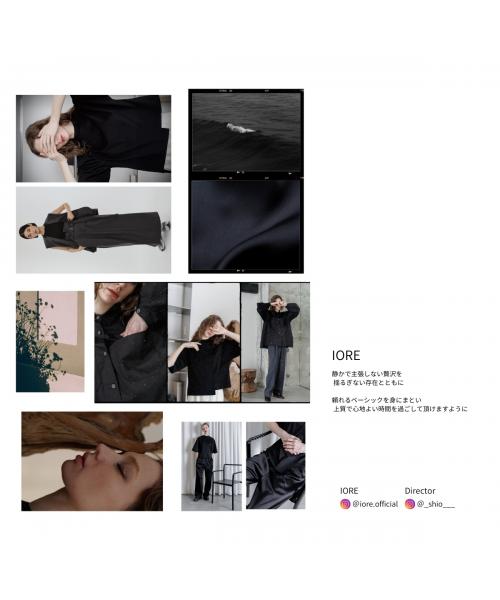 IORE 長袖 シャツ IOR25SS-SH-001 コットン （BLACK/ブラック） BLACK/ブラック