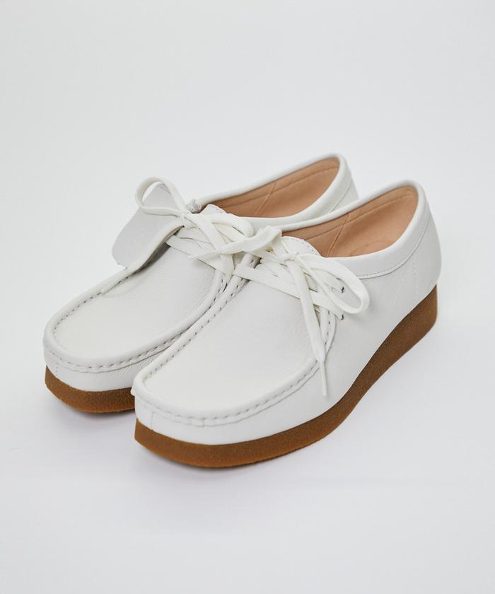 イッツインターナショナル I.T.'S. international ワラビーエヴォシューズ/WallabeeEVO Sh《Clarks》 （オフホワイト1） オフホワイト1