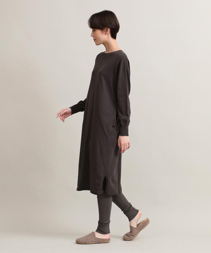"IT'S INTERNATIONAL I.T.'S. international Long Knit One-Piece《Organic Cotton》"