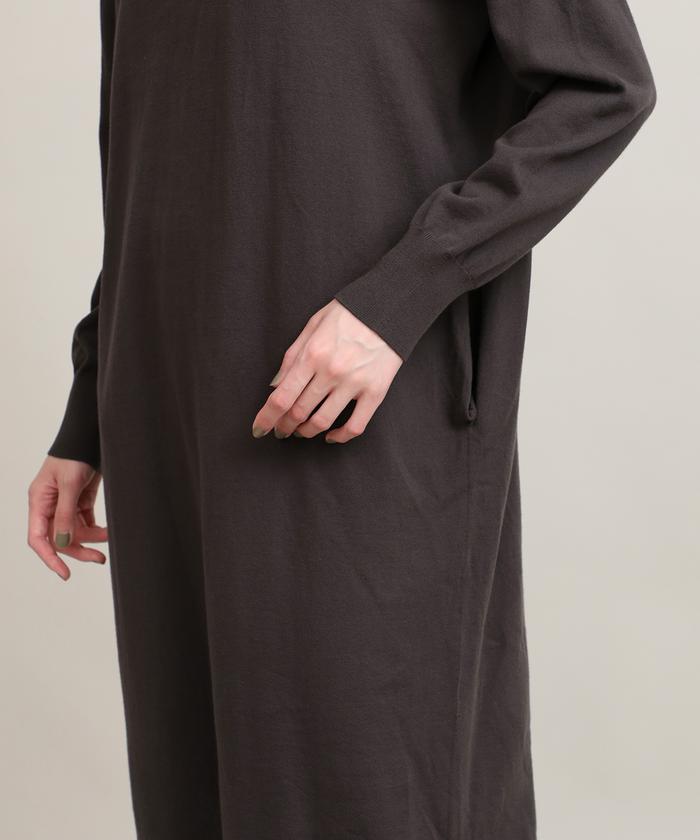 "IT'S INTERNATIONAL I.T.'S. international Long Knit One-Piece《Organic Cotton》"
