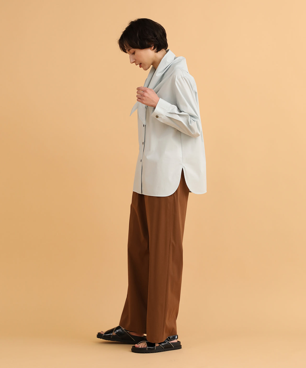 イッツインターナショナル I.T.'S. international 華やかネックシャツ （キンチャ5） キンチャ5