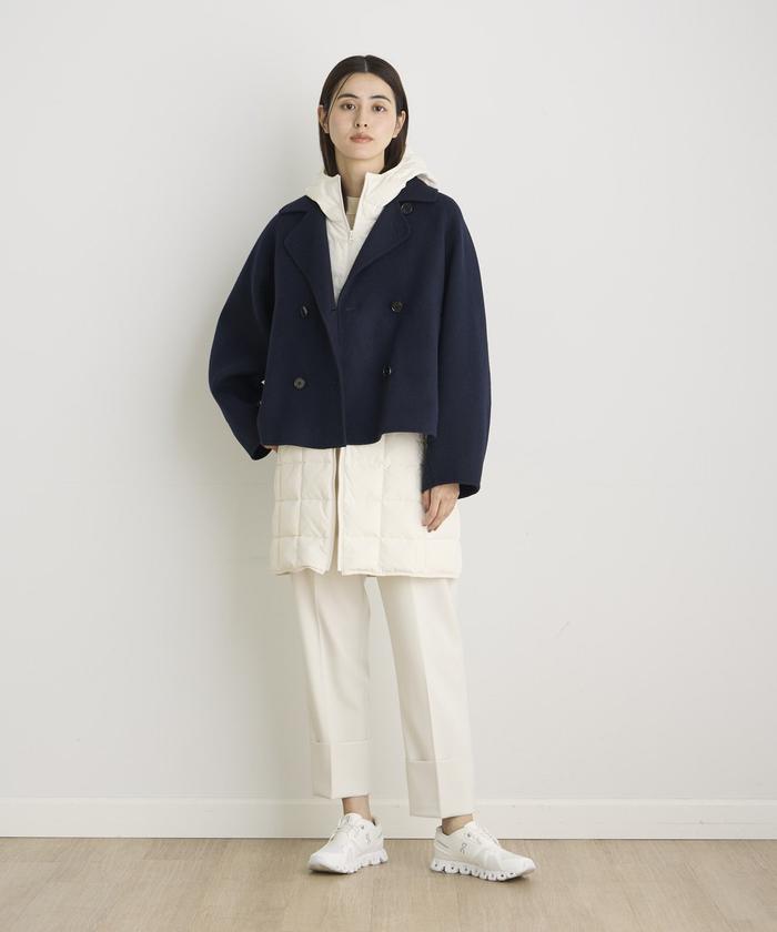"I.T.'S. international Wool Lycra Roll-Up Tapered Pants"