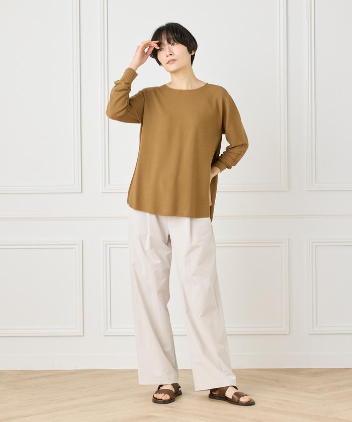 イッツインターナショナル I.T.'S. international イージーシルエットパンツ （サックス3） サックス3