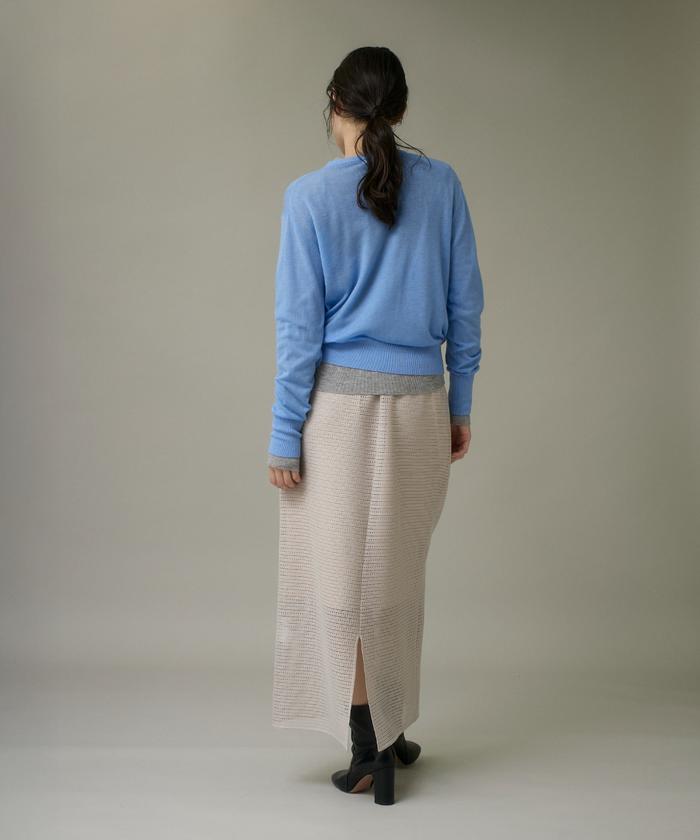 イッツインターナショナル I.T.'S. international クルーネックニットプルオーバー《Melty air wool》 （ピンク1） ピンク1