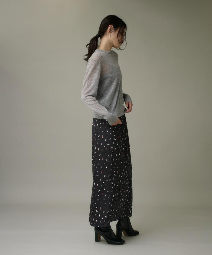 イッツインターナショナル I.T.'S. international クルーネックニットプルオーバー《Melty air wool》 （ピンク1） ピンク1