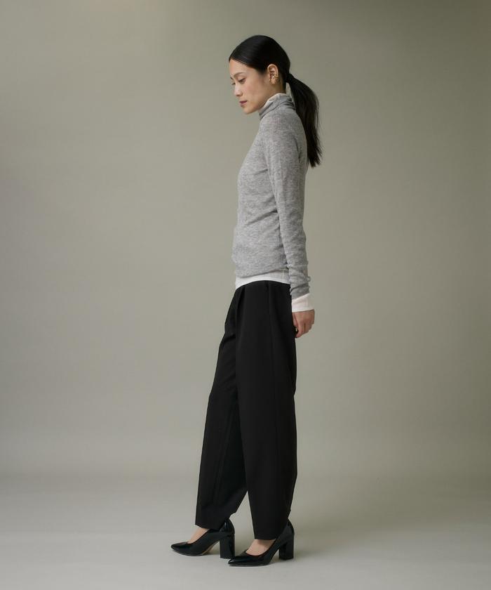 イッツインターナショナル I.T.'S. international ハイネックニットプルオーバー《Melty air wool》 （グレー1） グレー1