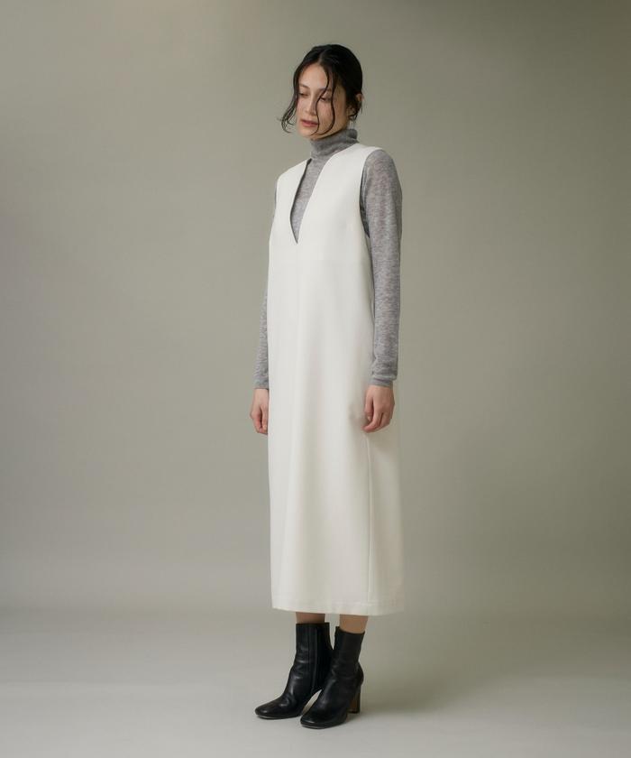 イッツインターナショナル I.T.'S. international ハイネックニットプルオーバー《Melty air wool》 （グレー1） グレー1