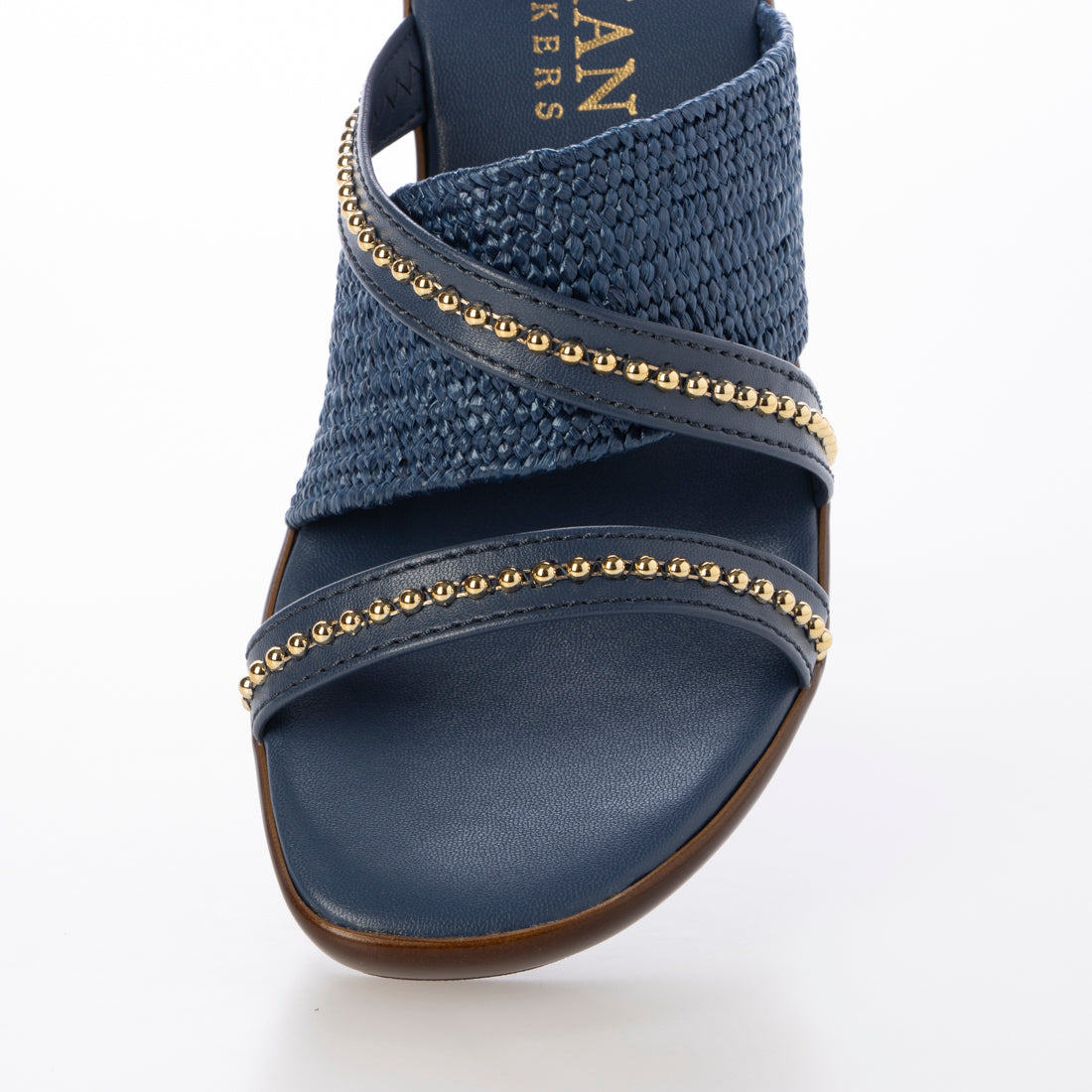 イタリアンシューメーカーズ ITALIAN SHOEMAKERS ボールチェーンストラップミュールサンダル （ネイビー） ネイビー