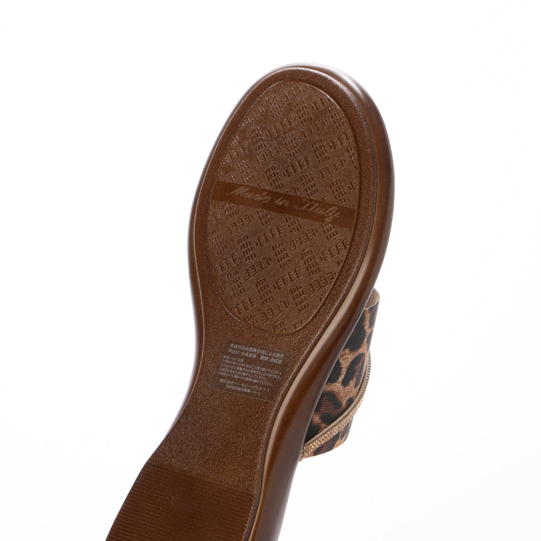 イタリアンシューメーカーズ ITALIAN SHOEMAKERS ラインストーンストラップトングサンダル （ブラウンコンビ） ブラウンコンビ