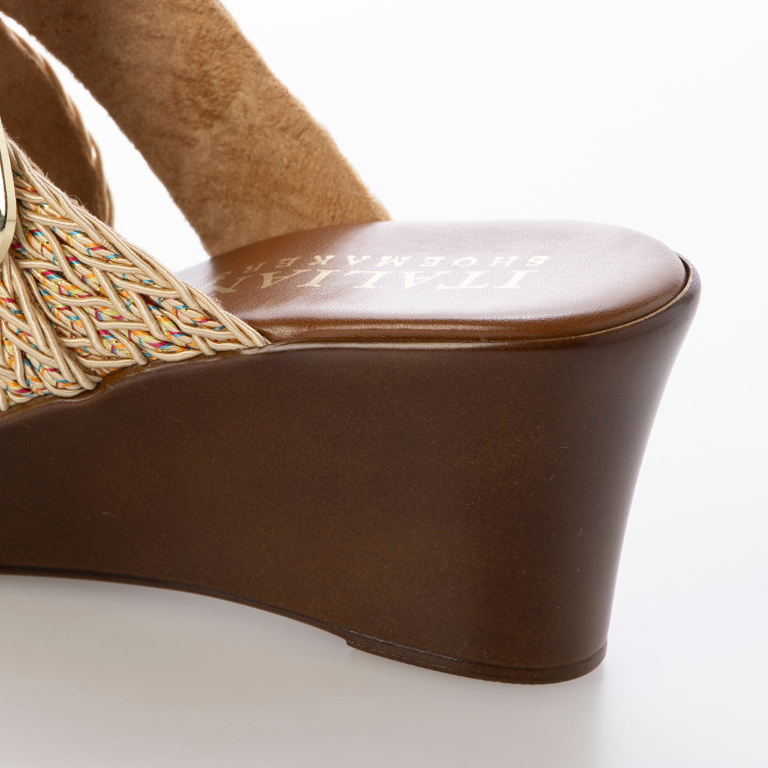 イタリアンシューメーカーズ ITALIAN SHOEMAKERS ビッグバックルミュールサンダル （ベージュ） ベージュ