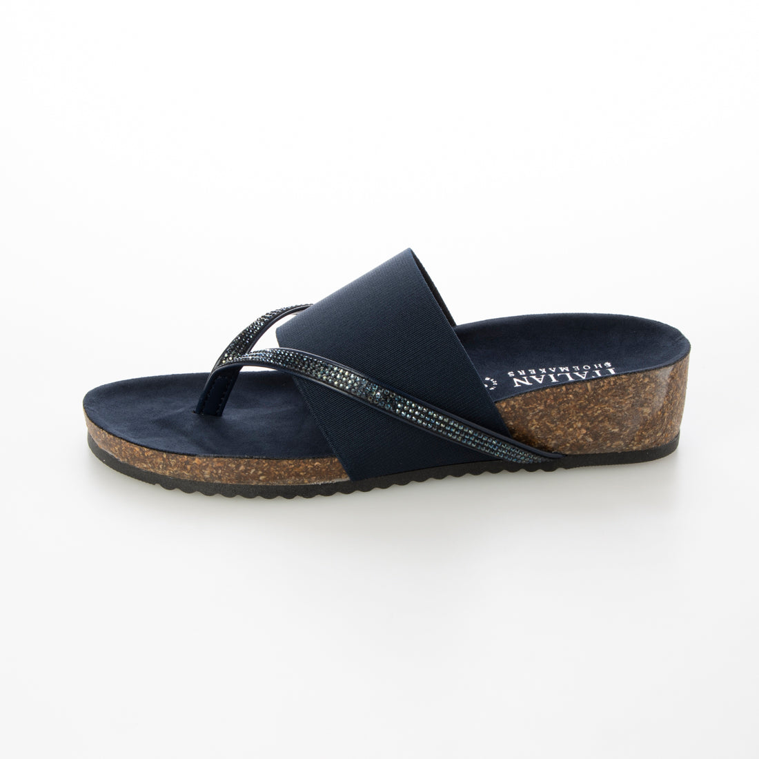 Italian Shoemakers ITALIAN SHOEMAKERS Rhinestone Footbed Sandals