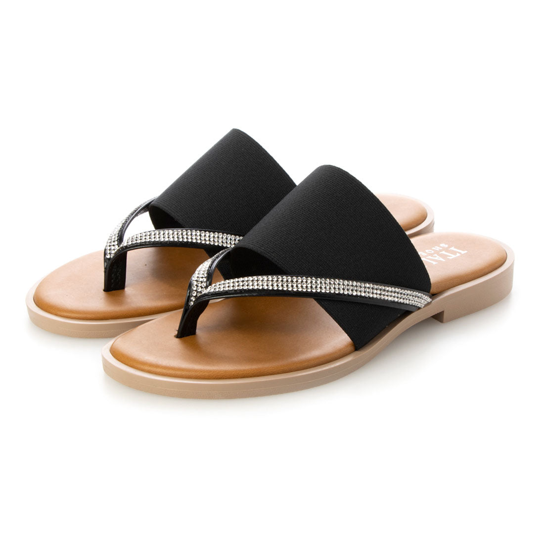 Italian Shoemakers ITALIAN SHOEMAKERS Rhinestone thong sandals