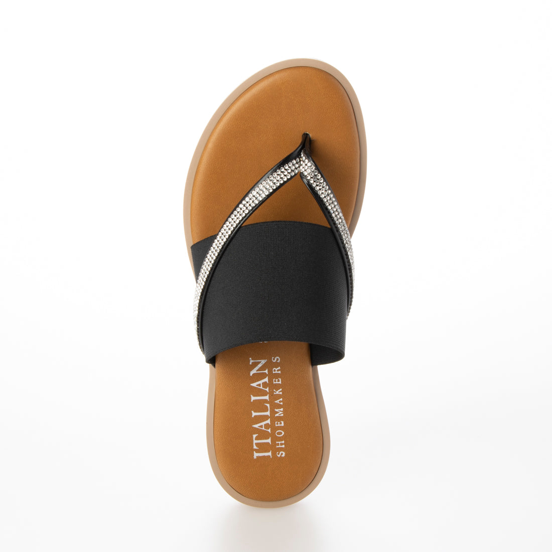 Italian Shoemakers ITALIAN SHOEMAKERS Rhinestone thong sandals
