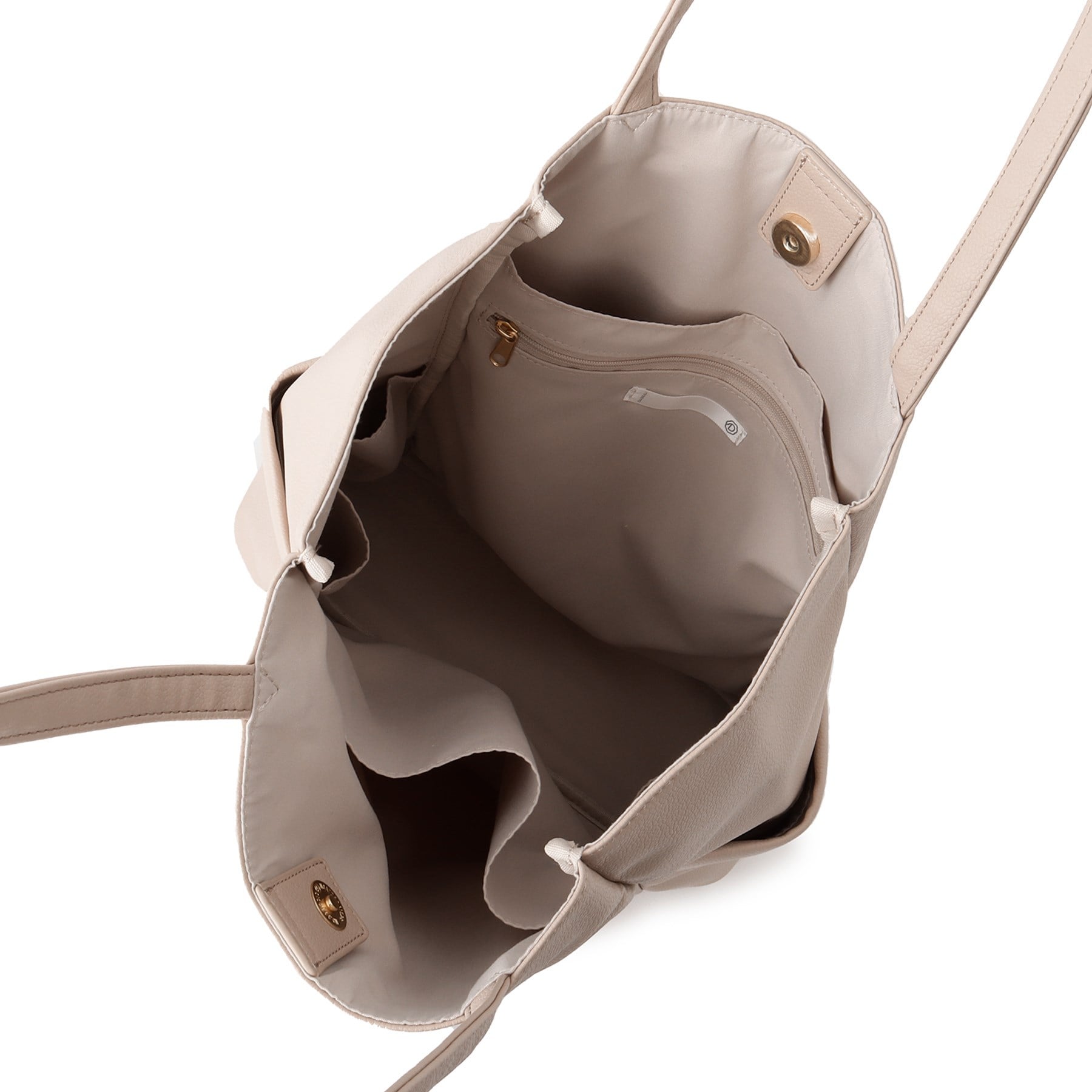 イッツデモ ITS'DEMO 【通勤／A4対応／7ポケット】縦型多ポケトート （シルバー(106)） シルバー(106)