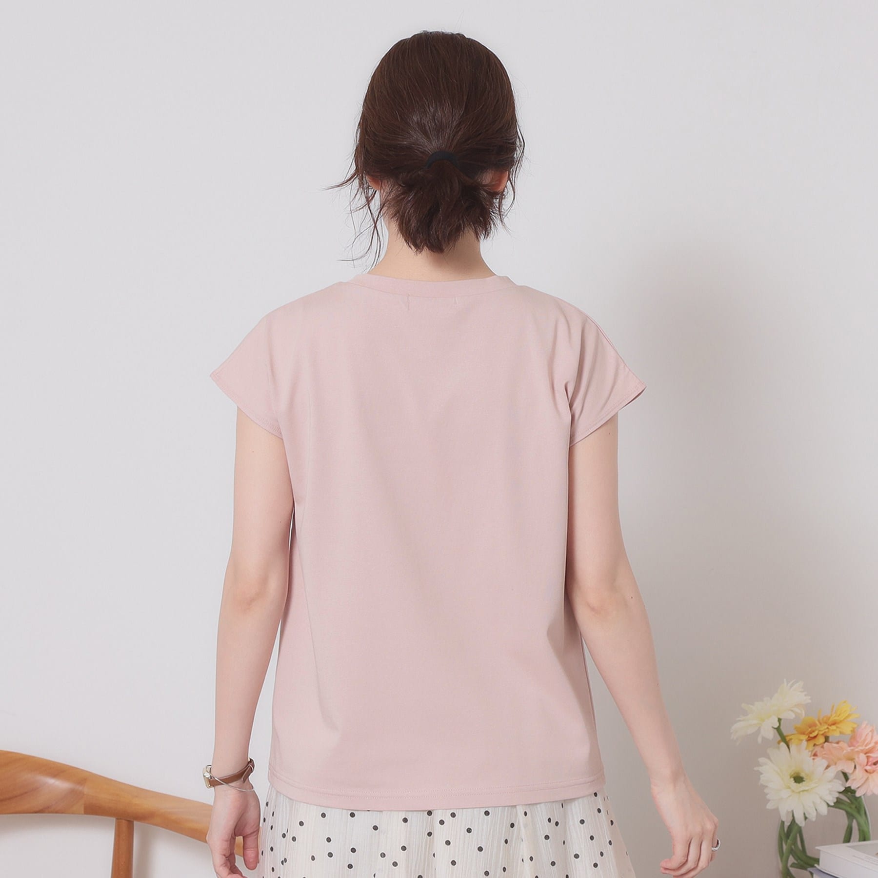 イッツデモ ITS'DEMO フォトフレンチTシャツ （ブルー(091)） ブルー(091)