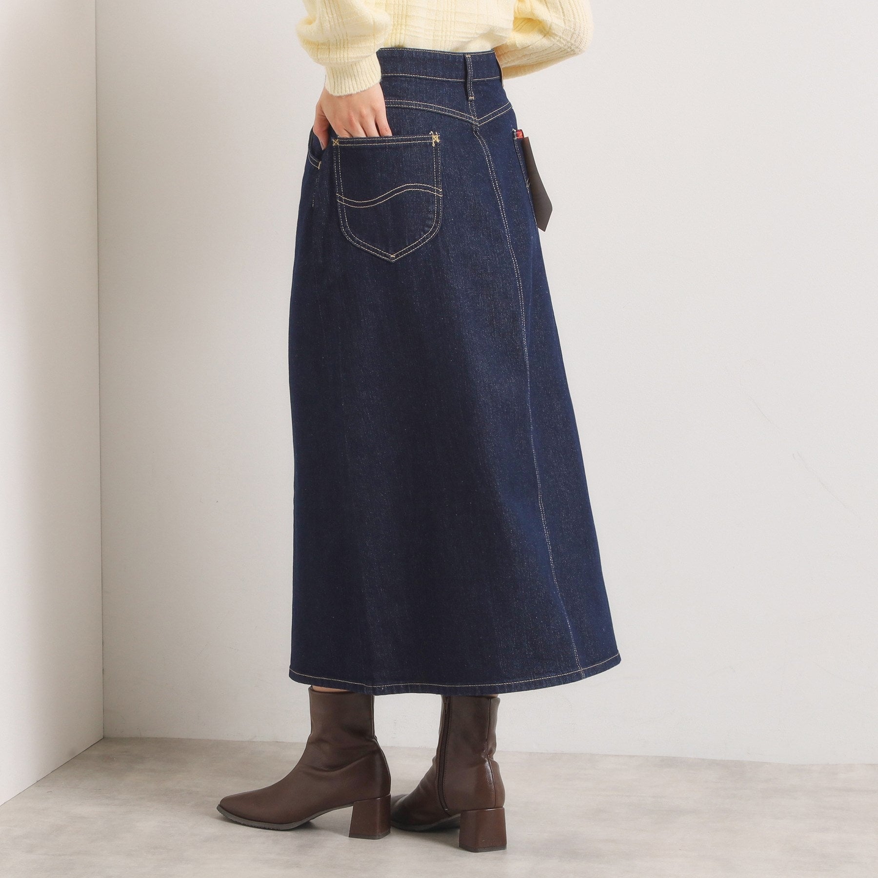 イッツデモ ITS'DEMO Lee Babe デニムスカート （ネイビー(094)） ネイビー(094)