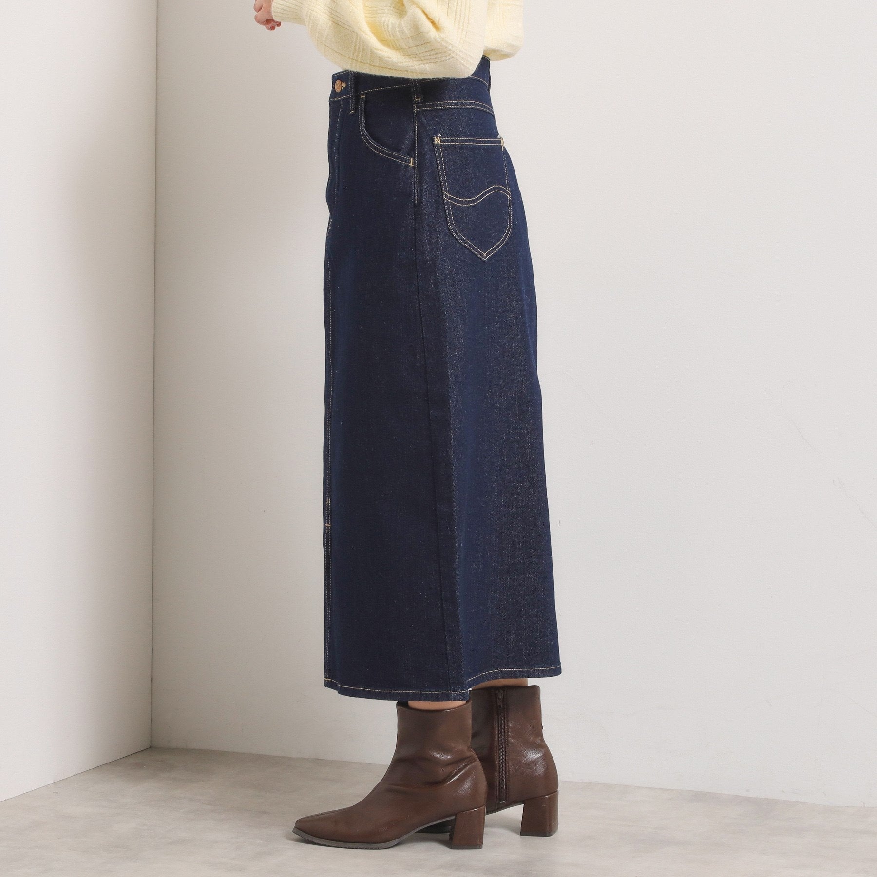 イッツデモ ITS'DEMO Lee Babe デニムスカート （ネイビー(094)） ネイビー(094)