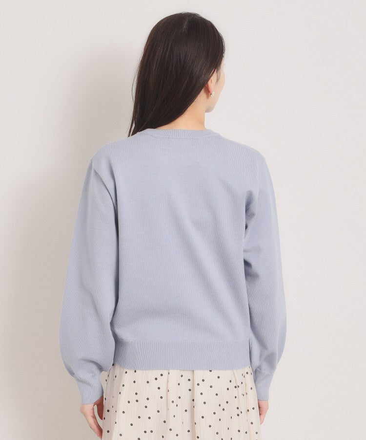 イッツデモ ITS'DEMO ロゴ刺繍ニット （サックスブルー(090)） サックスブルー(090)