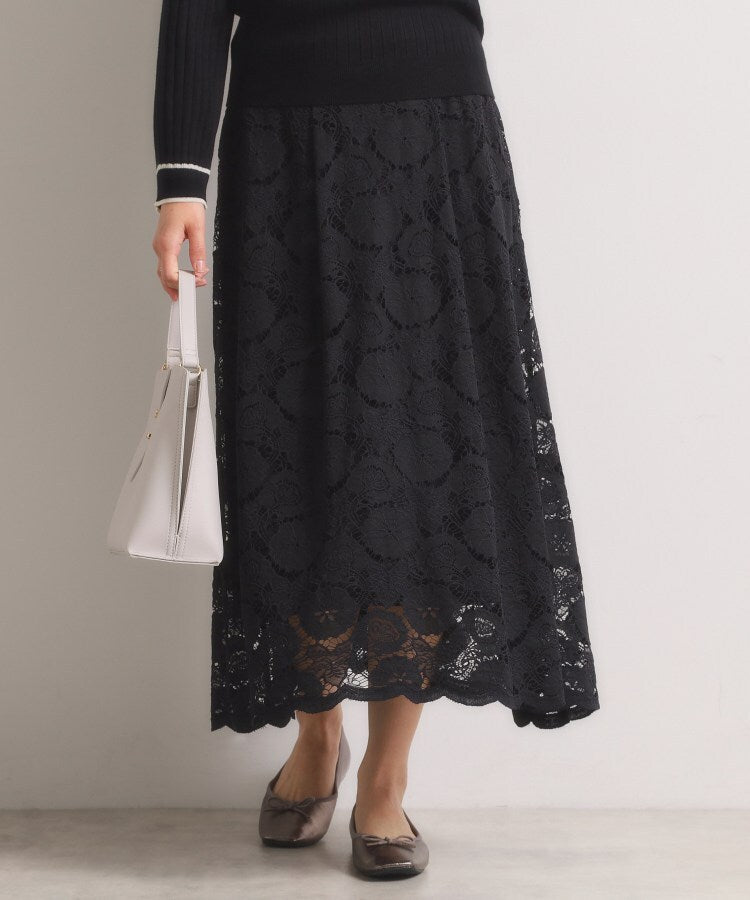 イッツデモ ITS'DEMO レーススカート （ブラック(019)） ブラック(019)