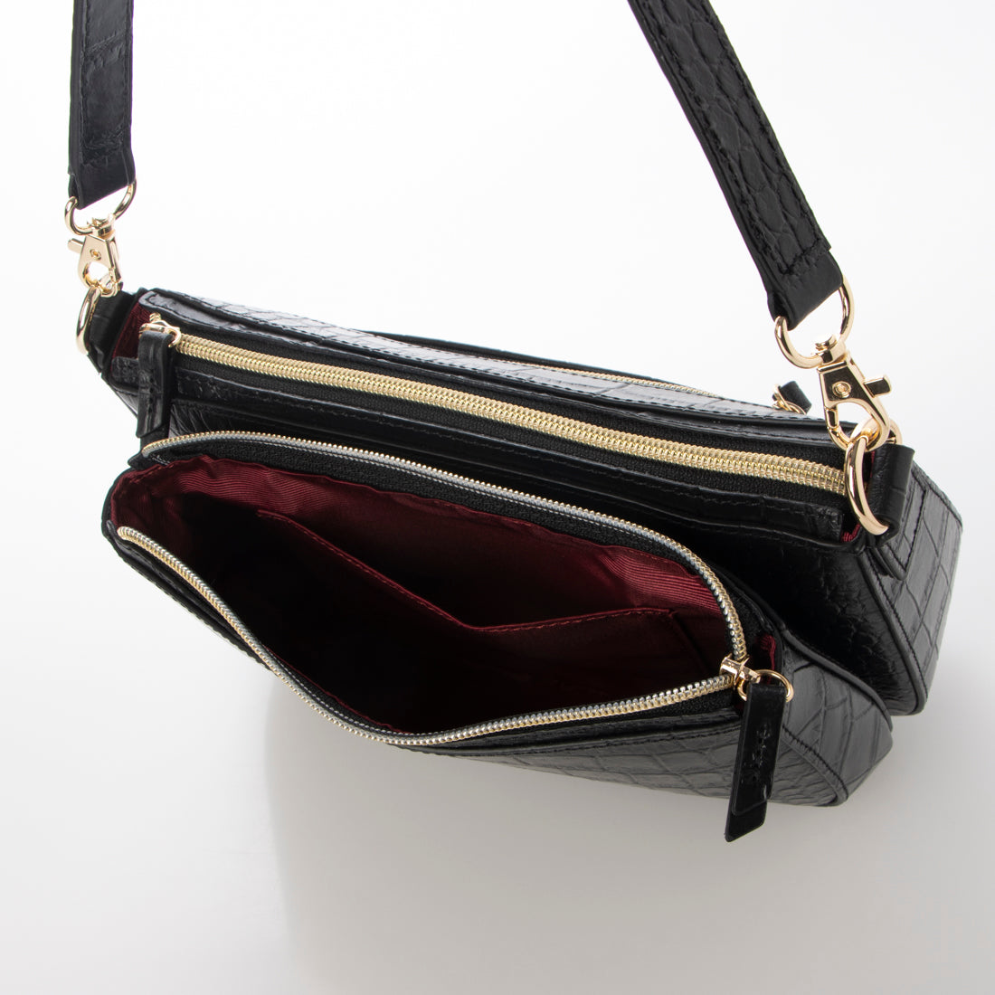 ITABELY genuine leather 2-way shoulder bag