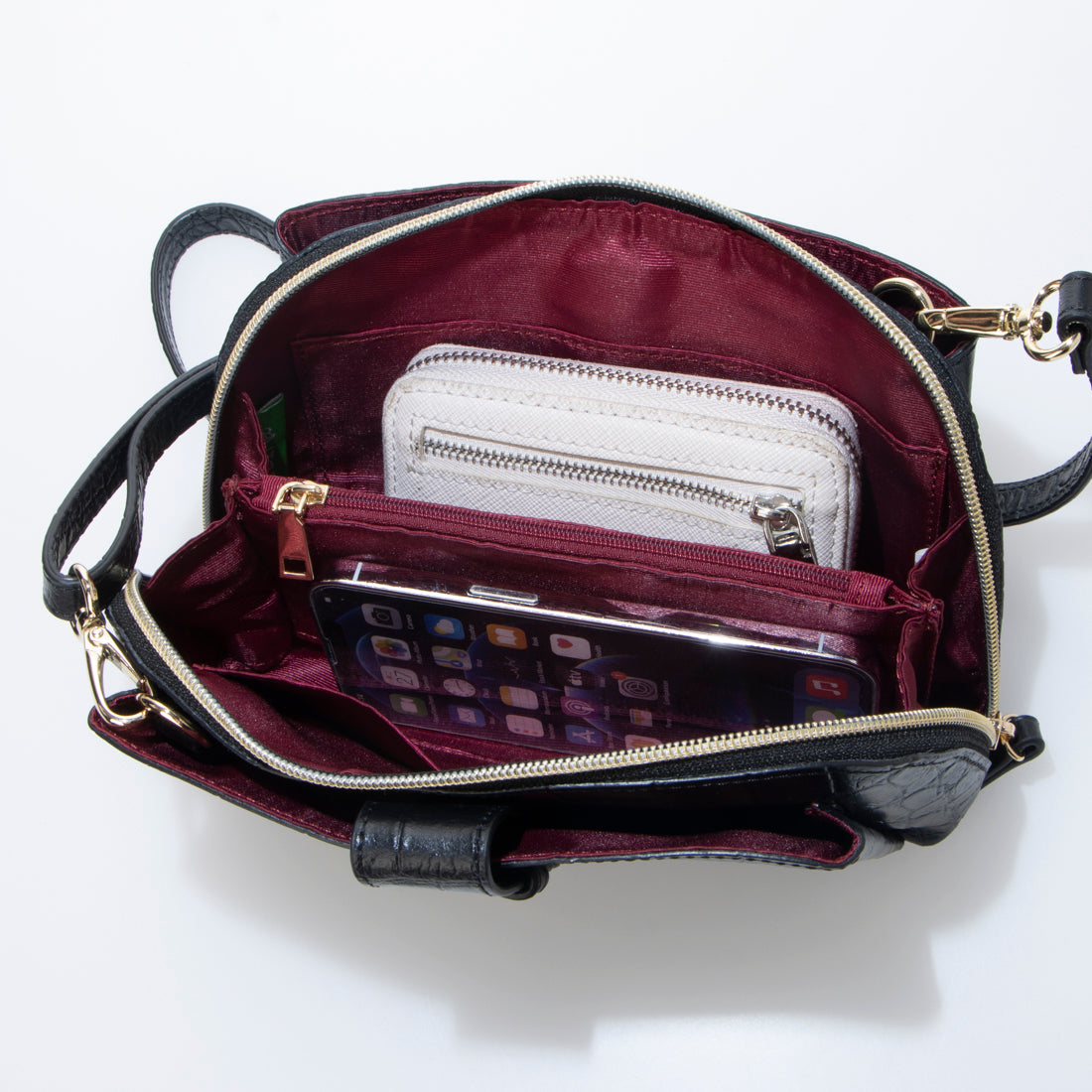ITABELY genuine leather multi-functional wallet pouch