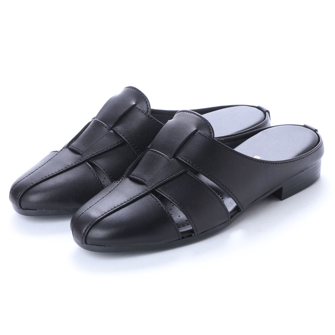 ITALICO Made in Japan Binchotan Charcoal Finish Deodorizing Antibacterial Mesh Leather Office Slip-On