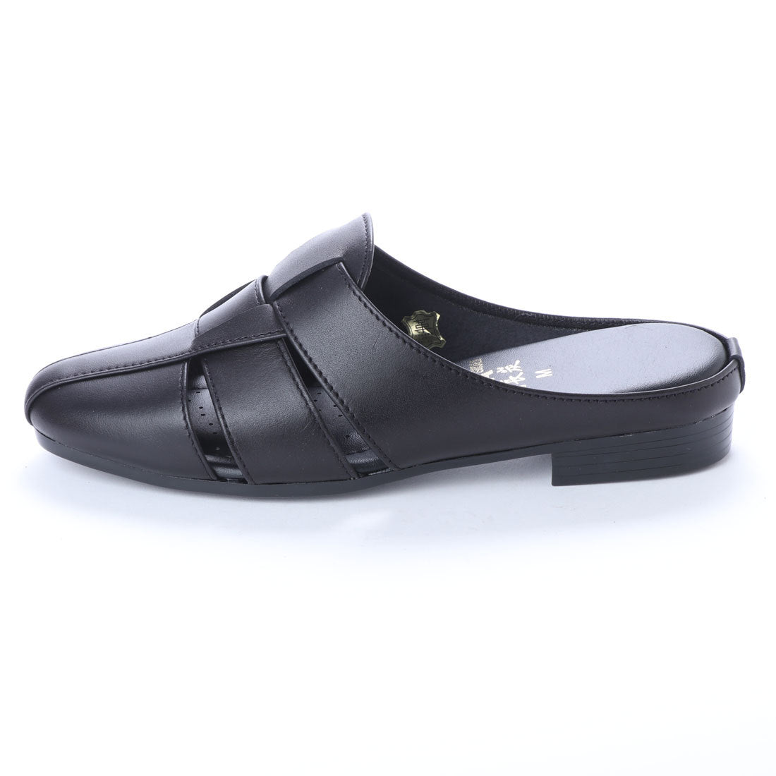 ITALICO Made in Japan Binchotan Charcoal Finish Deodorizing Antibacterial Mesh Leather Office Slip-On