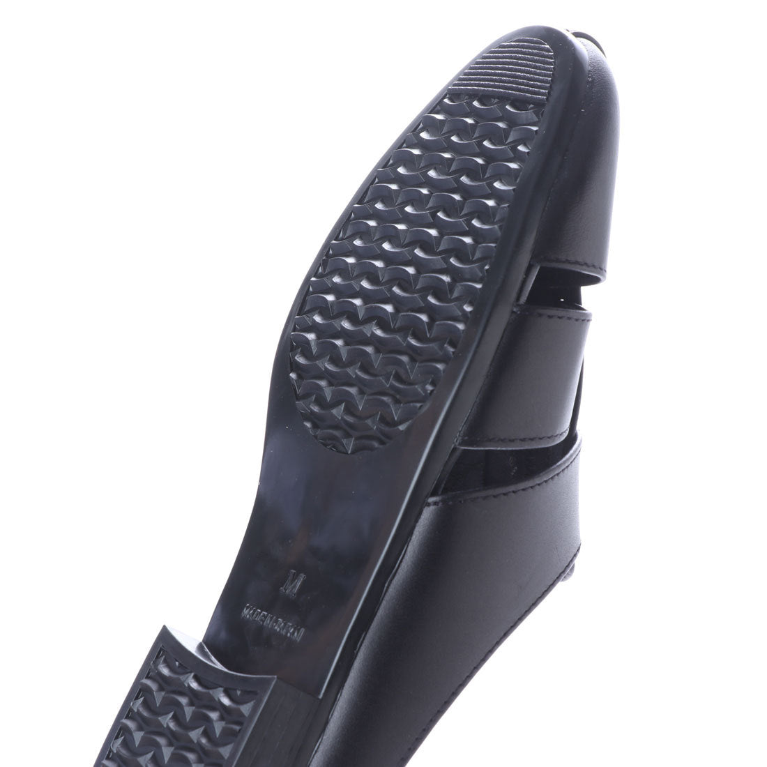 ITALICO Made in Japan Binchotan Charcoal Finish Deodorizing Antibacterial Mesh Leather Office Slip-On