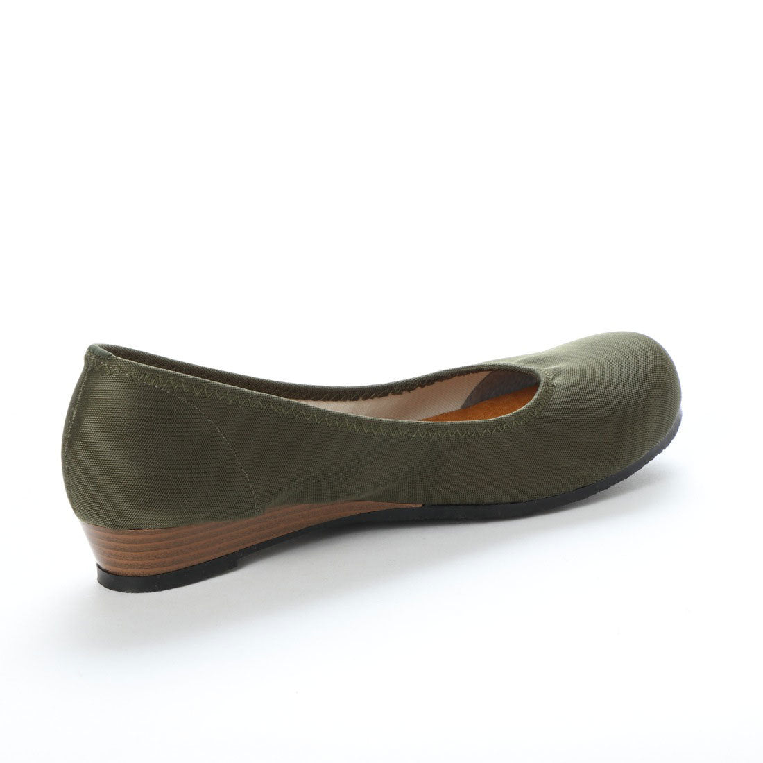ITALICO Made in Japan Marshmallow cushion Comfortable low heel Water repellent wedge pumps