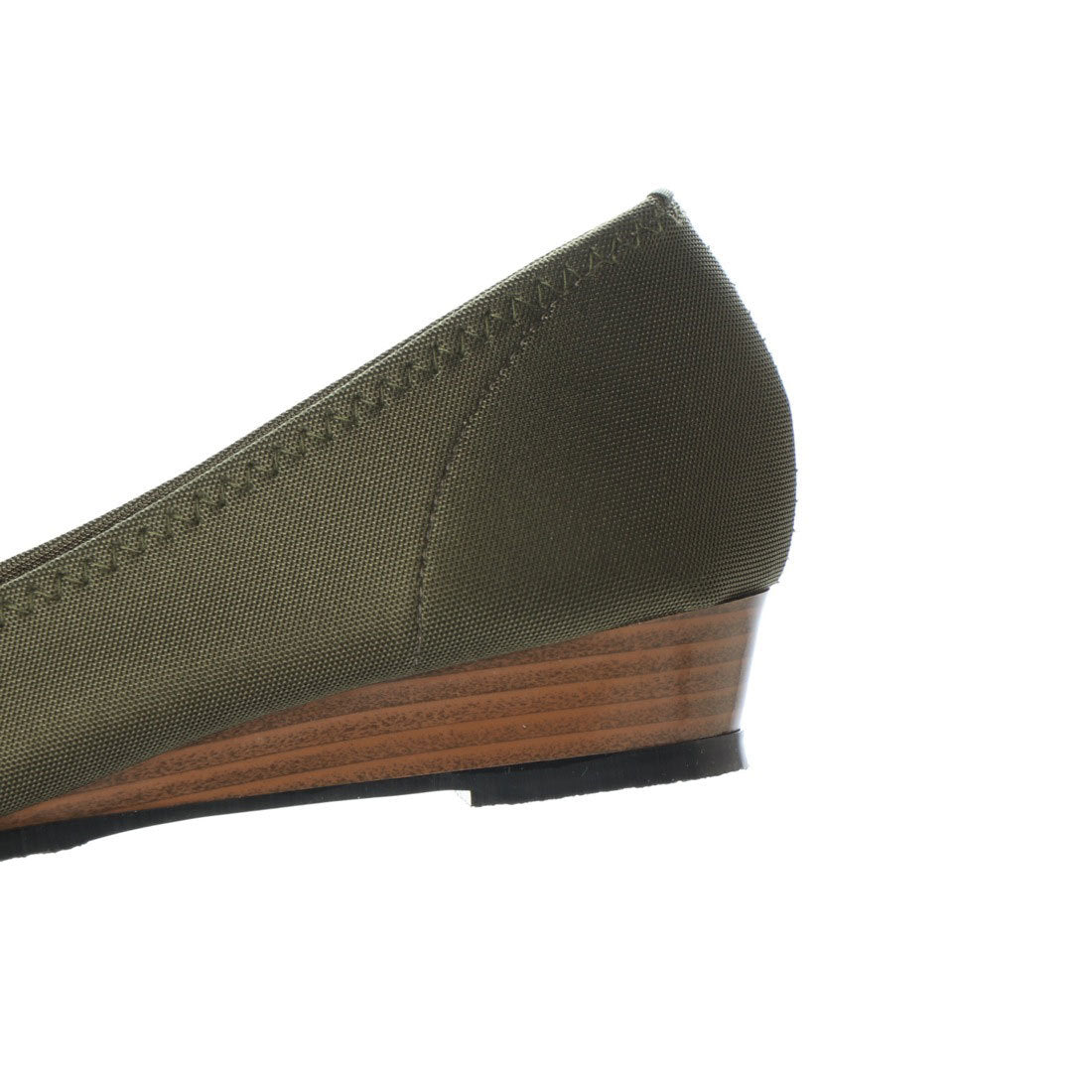 ITALICO Made in Japan Marshmallow cushion Comfortable low heel Water repellent wedge pumps