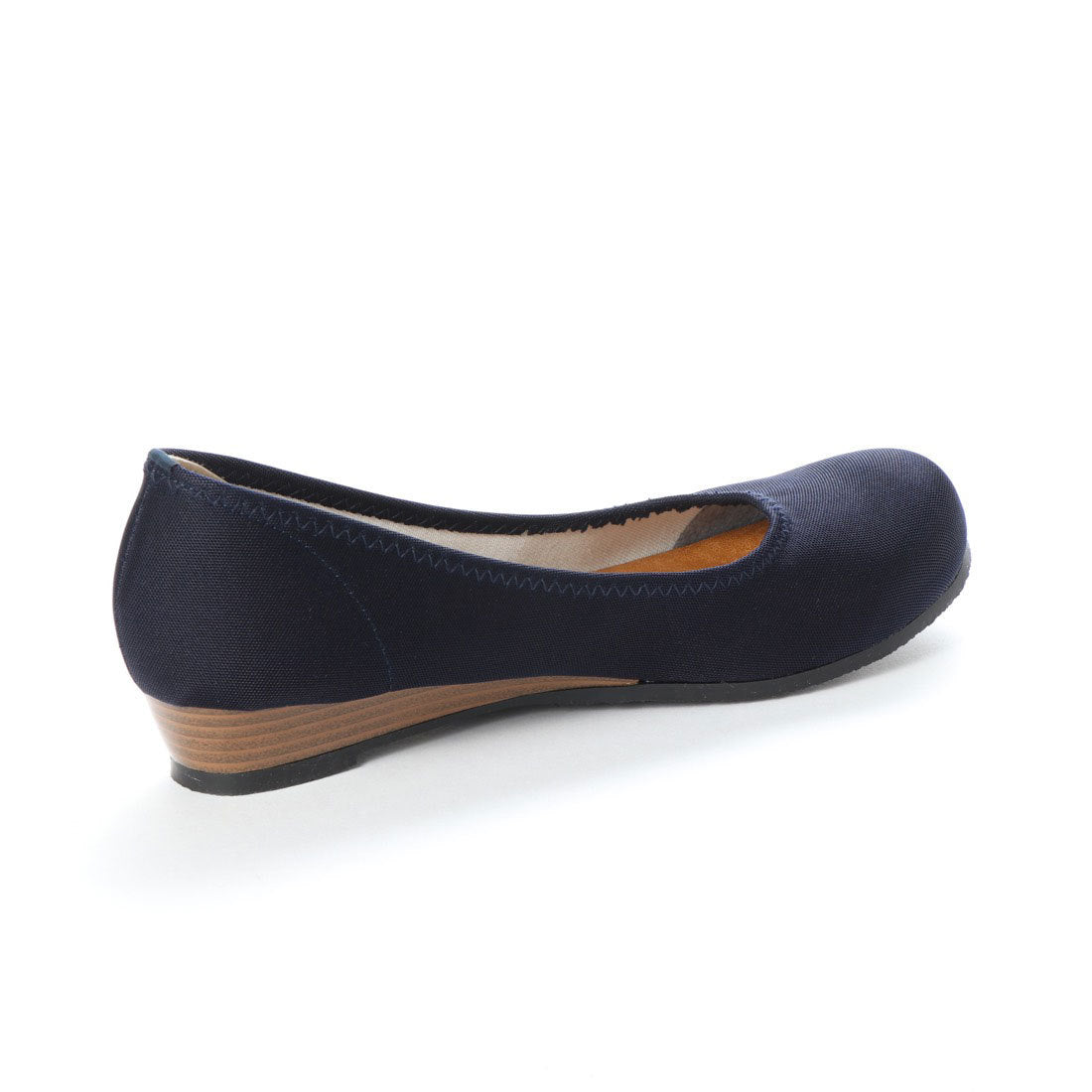 ITALICO Made in Japan Marshmallow cushion Comfortable low heel Water repellent wedge pumps