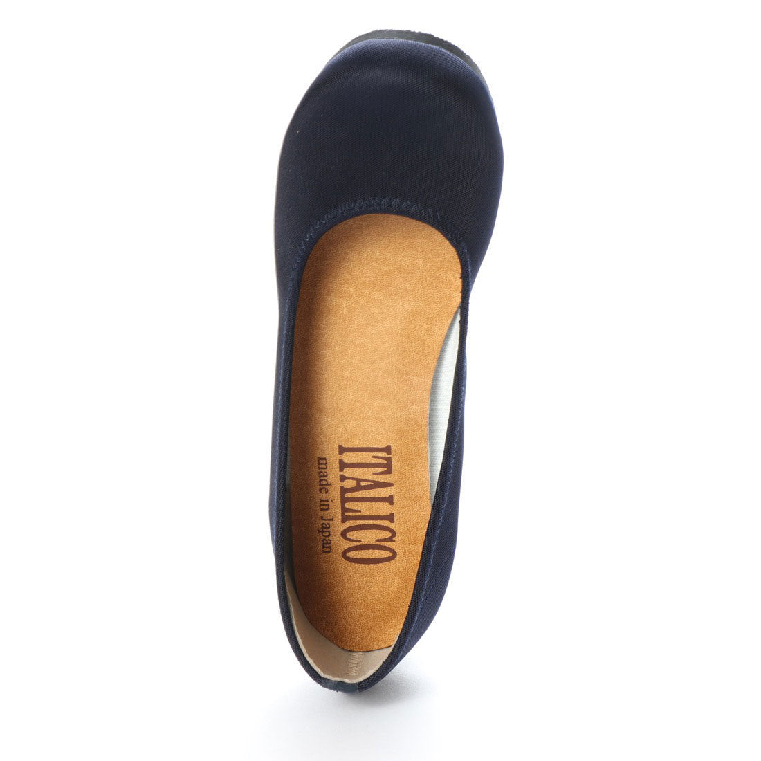 ITALICO Made in Japan Marshmallow cushion Comfortable low heel Water repellent wedge pumps