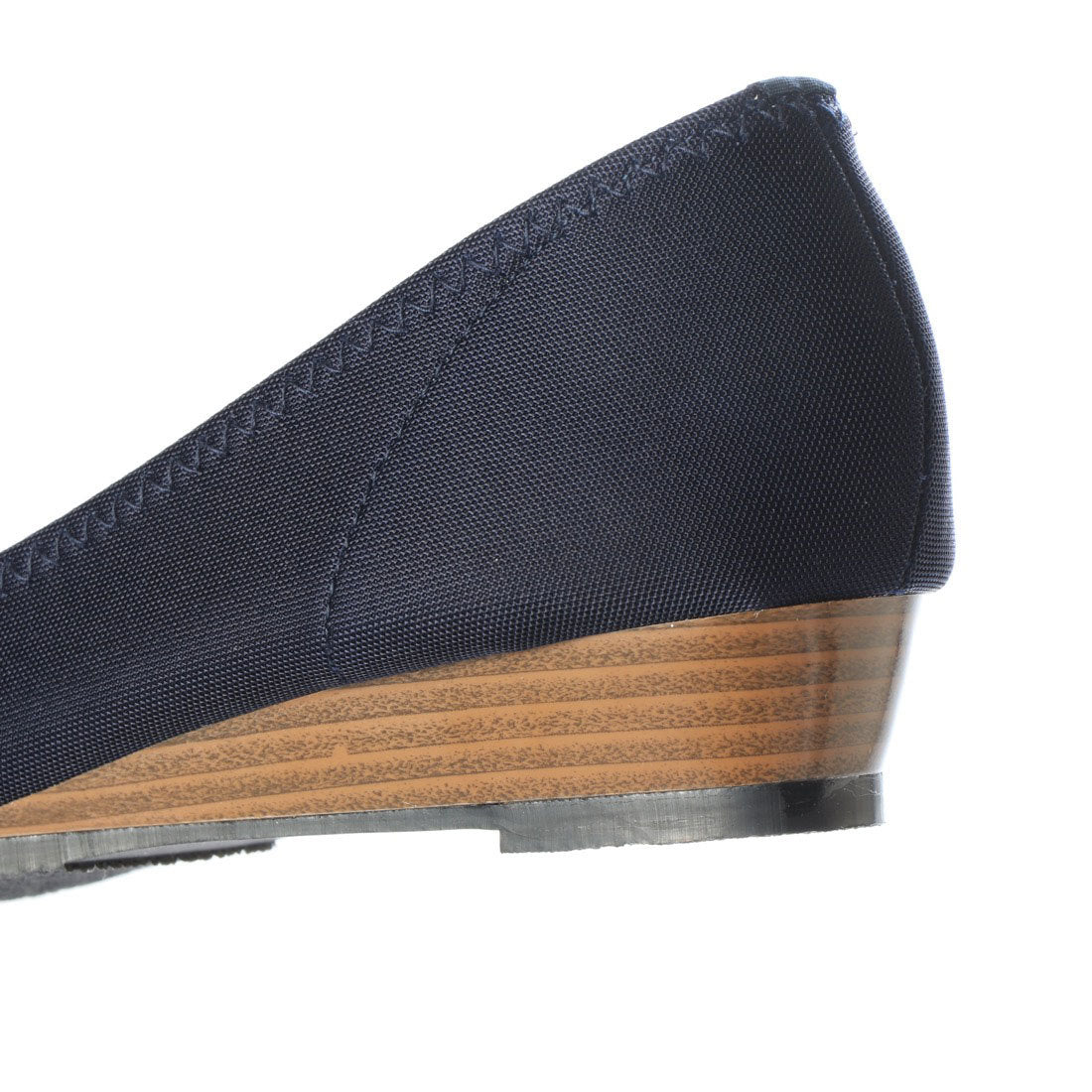 ITALICO Made in Japan Marshmallow cushion Comfortable low heel Water repellent wedge pumps