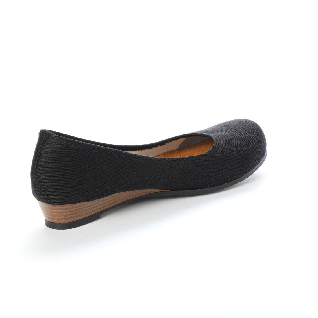ITALICO Made in Japan Marshmallow cushion Comfortable low heel Water repellent wedge pumps