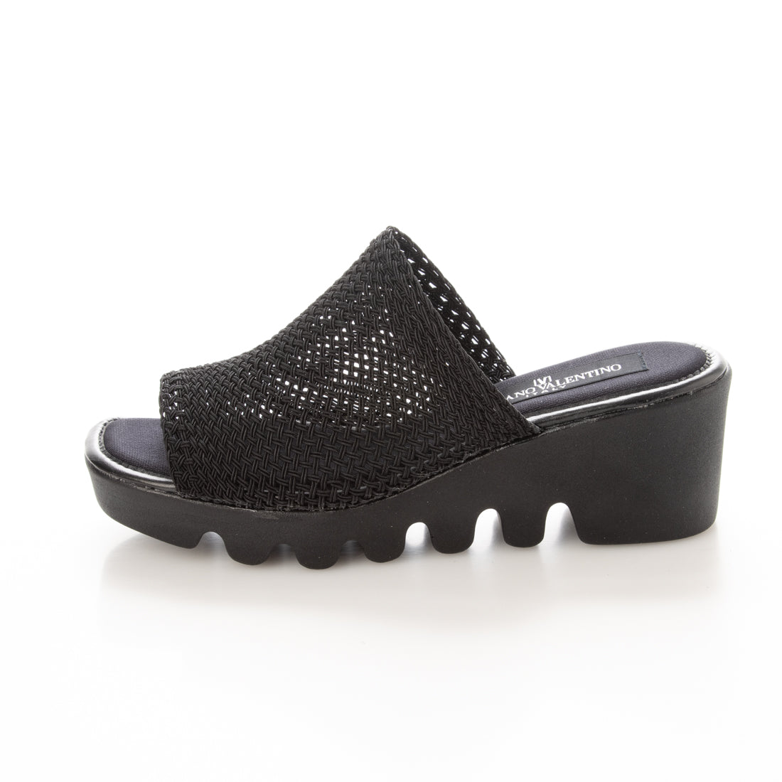 イタリコ ITALICO 日本製 楽ちんウェーブソール メッシュ素材 コンフォートサンダル （ブラック） ブラック