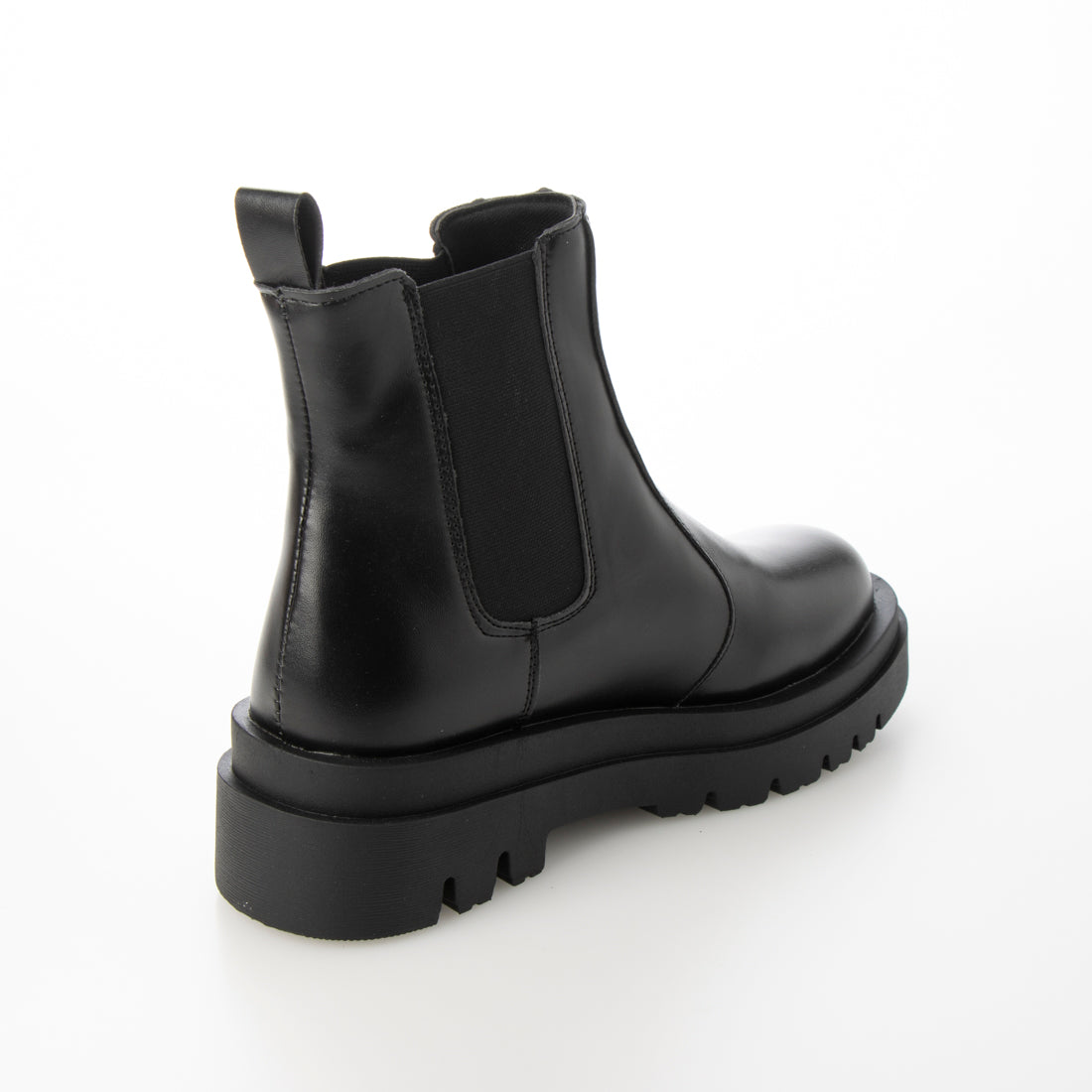 ITALICO loose faux leather side gore boots