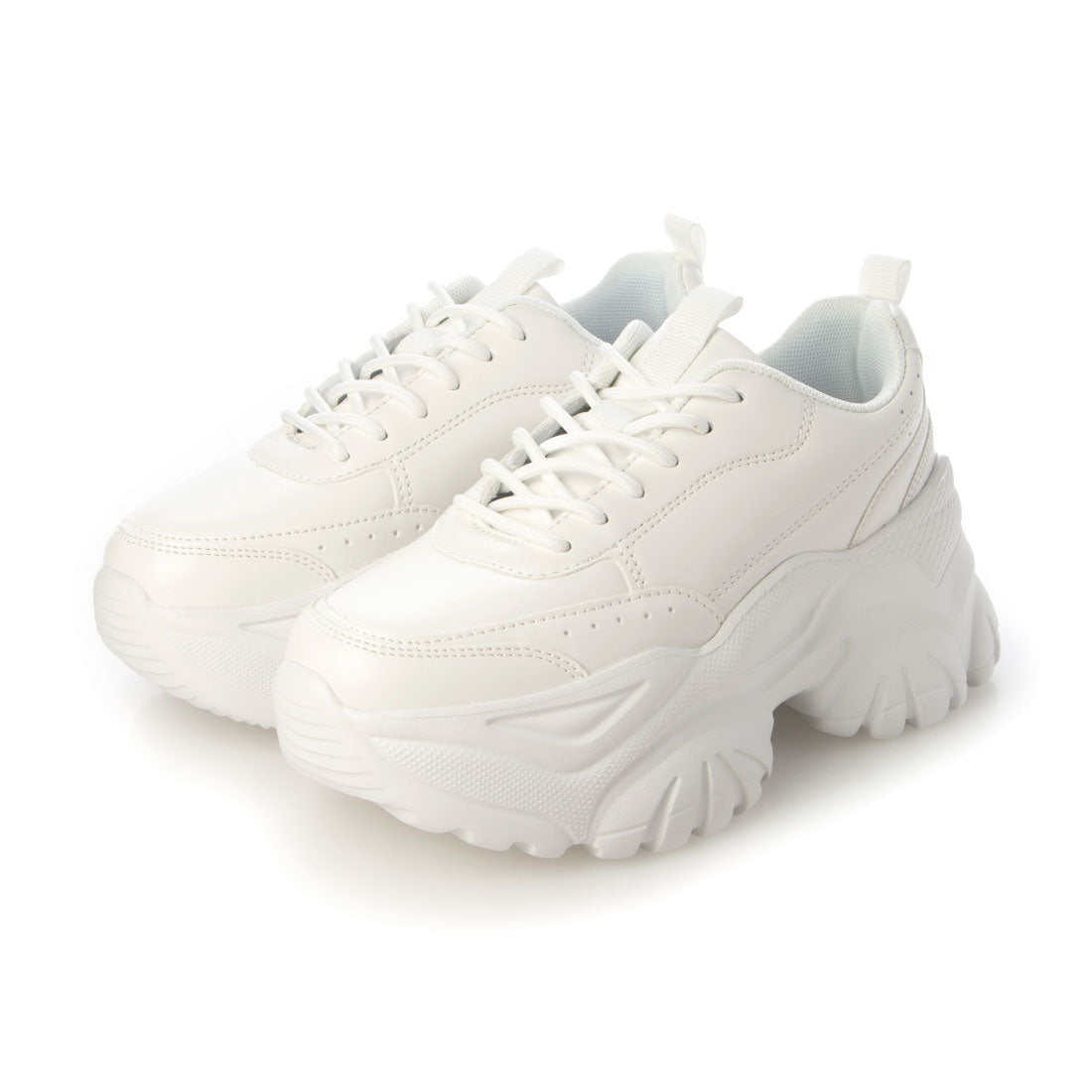 ITALICO Lightweight thick sole, volume sole, one color dad sneakers