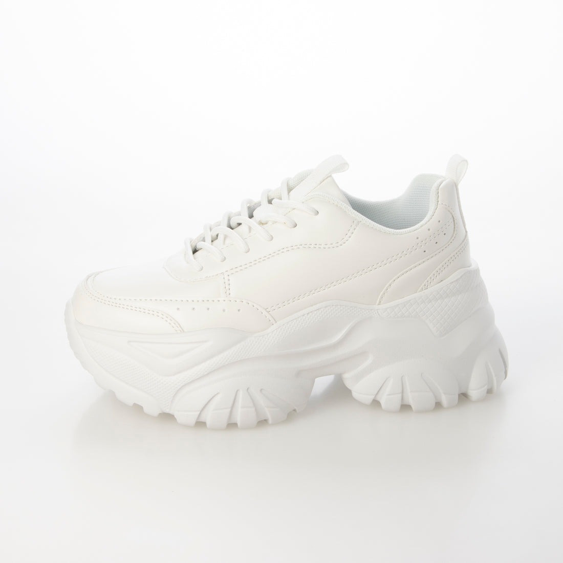 ITALICO Lightweight thick sole, volume sole, one color dad sneakers