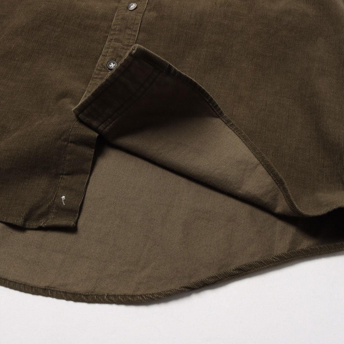 イタリコ ITALICO SANTA BARBARA コーデュロイ 長袖ネルシャツ （カーキ） カーキ