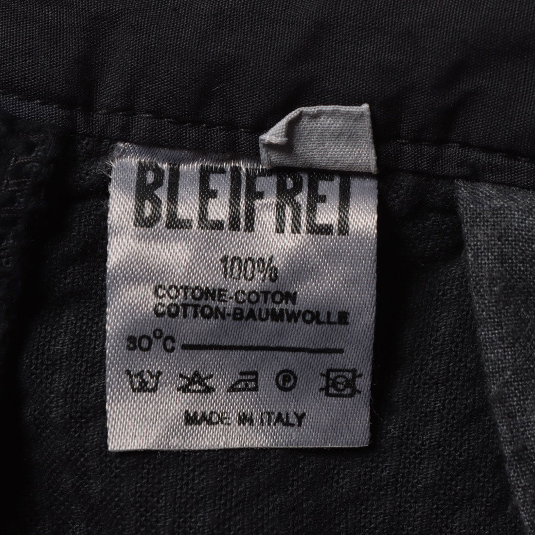 イタリコ ITALICO BLEIFREI イタリア製 コーデュロイ スラックス （ブラック） ブラック