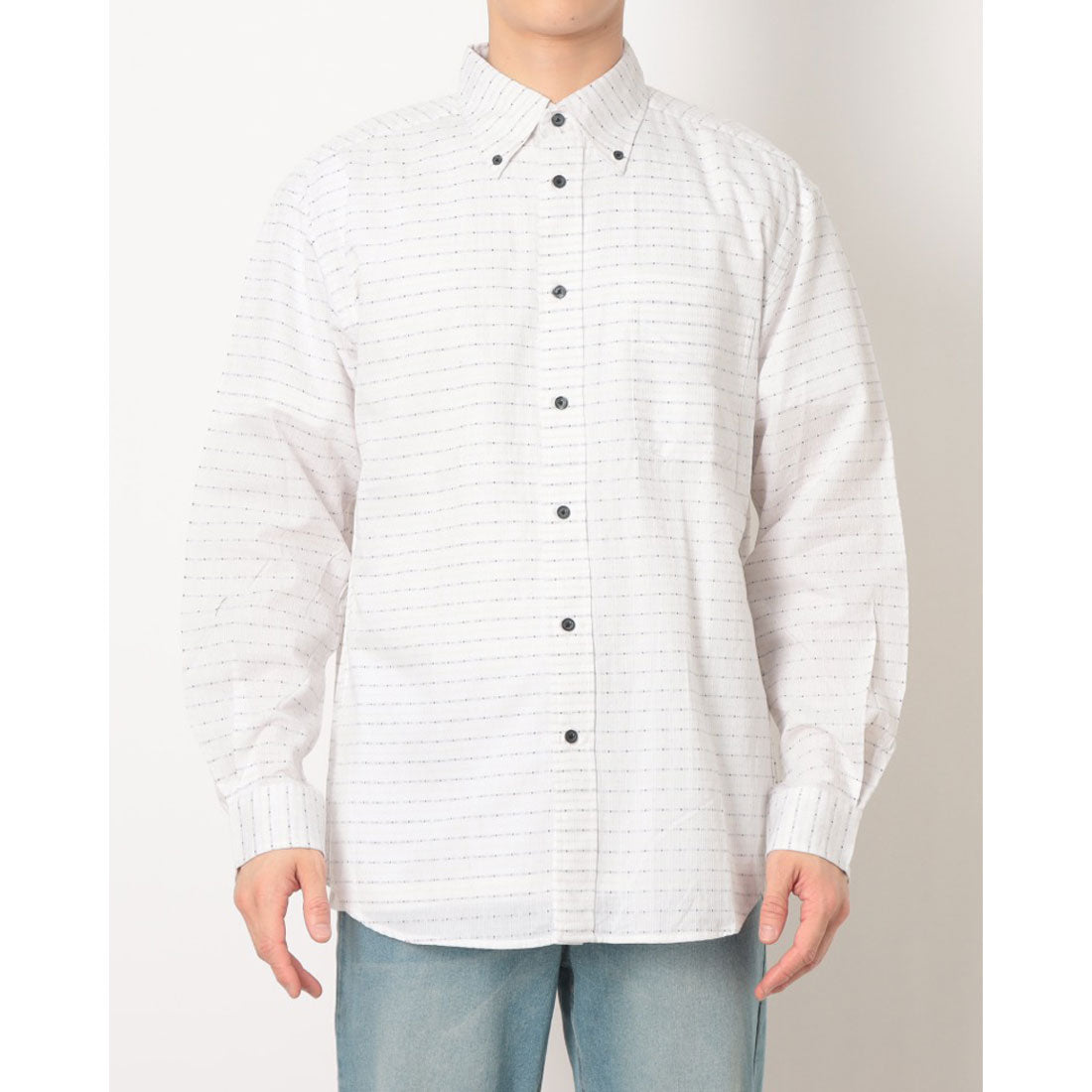 イタリコ ITALICO I vamhoe 半袖インナーTシャツ付き 長袖シャツ セット （ホワイト） ホワイト