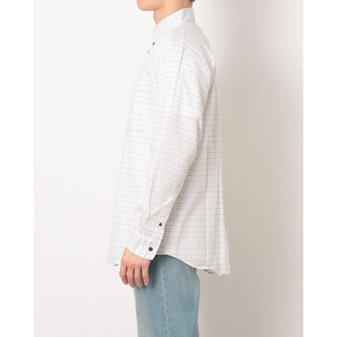 イタリコ ITALICO I vamhoe 半袖インナーTシャツ付き 長袖シャツ セット （ホワイト） ホワイト