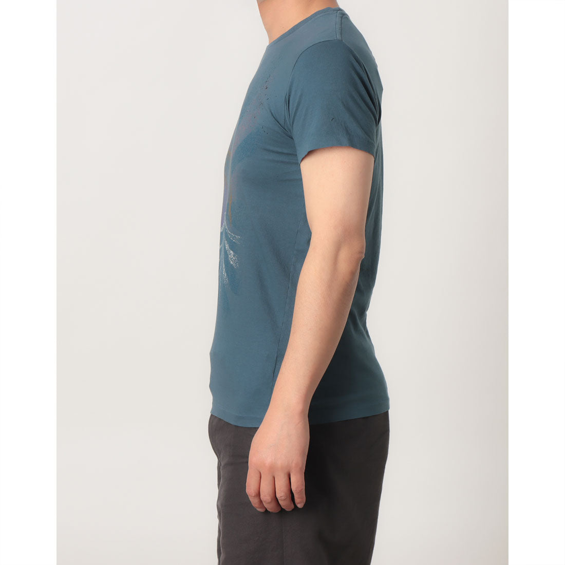 イタリコ ITALICO HTC ハリウッドトレーディングカンパニー プリント 半袖Tシャツ イタリア製 （ネイビー） ネイビー
