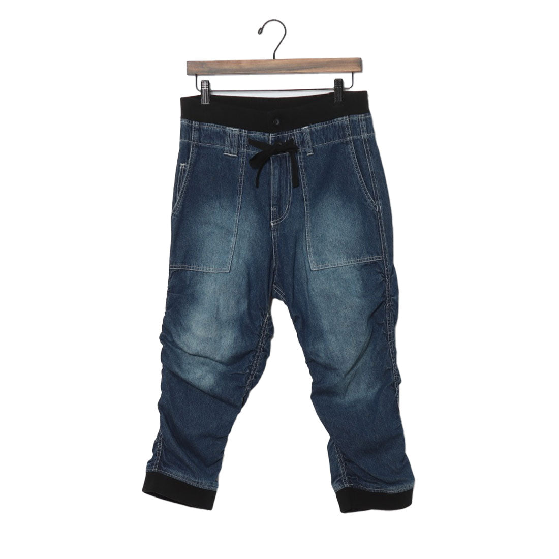 イタリコ ITALICO REAL VINTAGE メンズ シャーリング サルエルパンツ （ブルー） ブルー