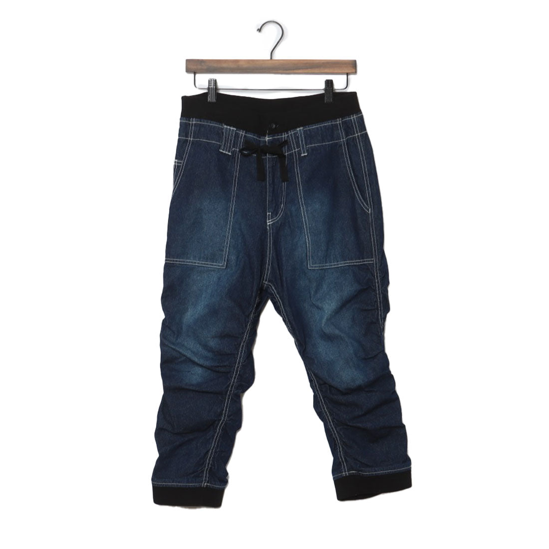 イタリコ ITALICO REAL VINTAGE メンズ シャーリング サルエルパンツ （ネイビー） ネイビー
