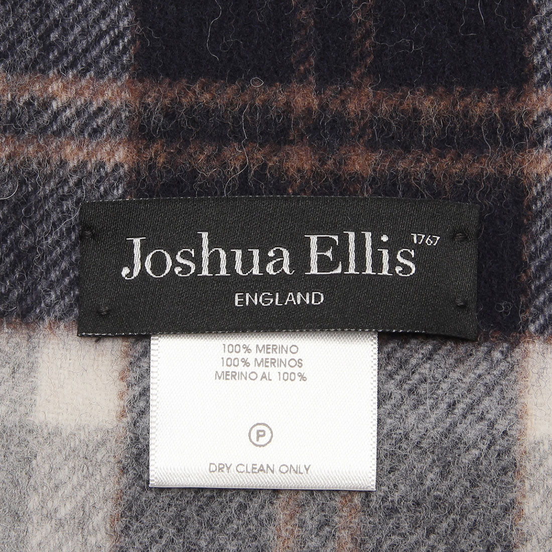 ジョシュアエリス Joshua Ellis ストール グレー ホワイト メンズ レディース ユニセックス JOSHUA ELLIS LCK 51743