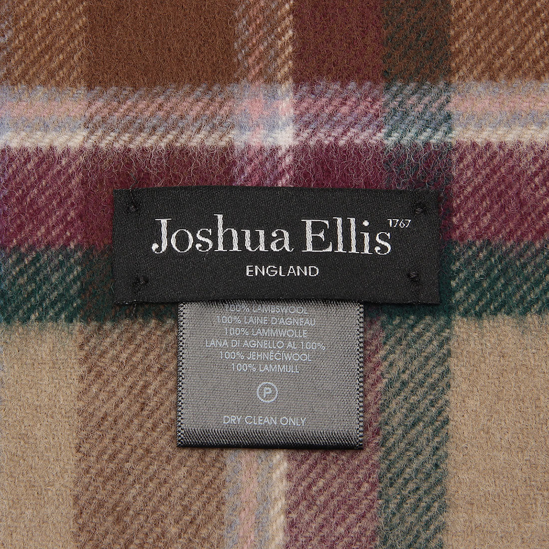 ジョシュアエリス Joshua Ellis ストール ベージュ マルチカラー メンズ レディース ユニセックス JOSHUA ELLIS LXK 51975